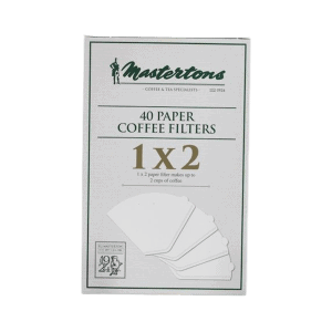 1×2 Coffee Filter Papers - 40 Pack