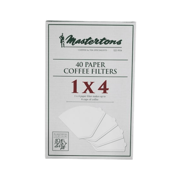 1×4 Coffee Filter Papers - 40 Pack